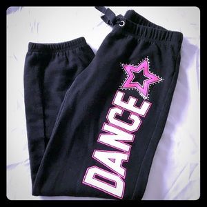 Justice “Dance” Drawstring Sweatpants